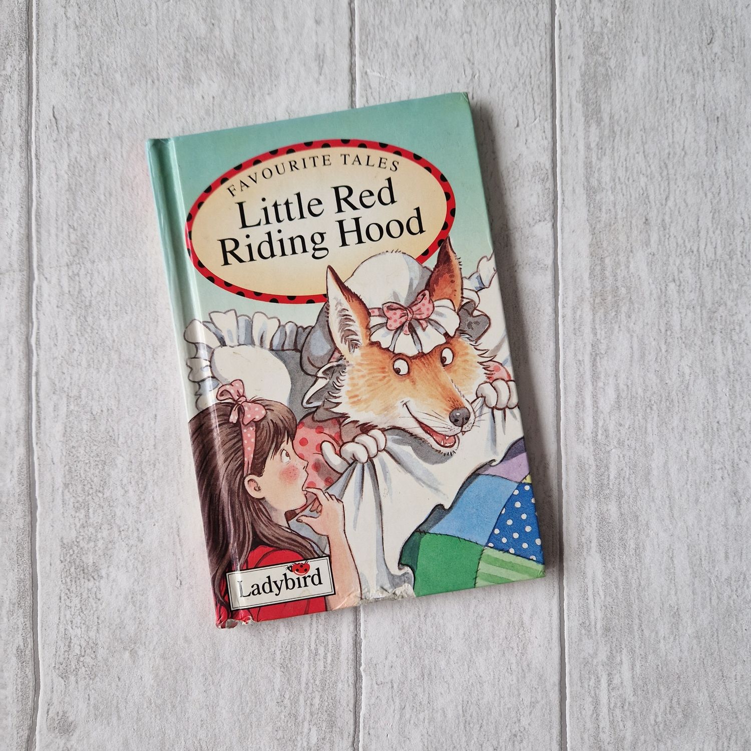 Little Red Riding Hood made from a Ladybird Book