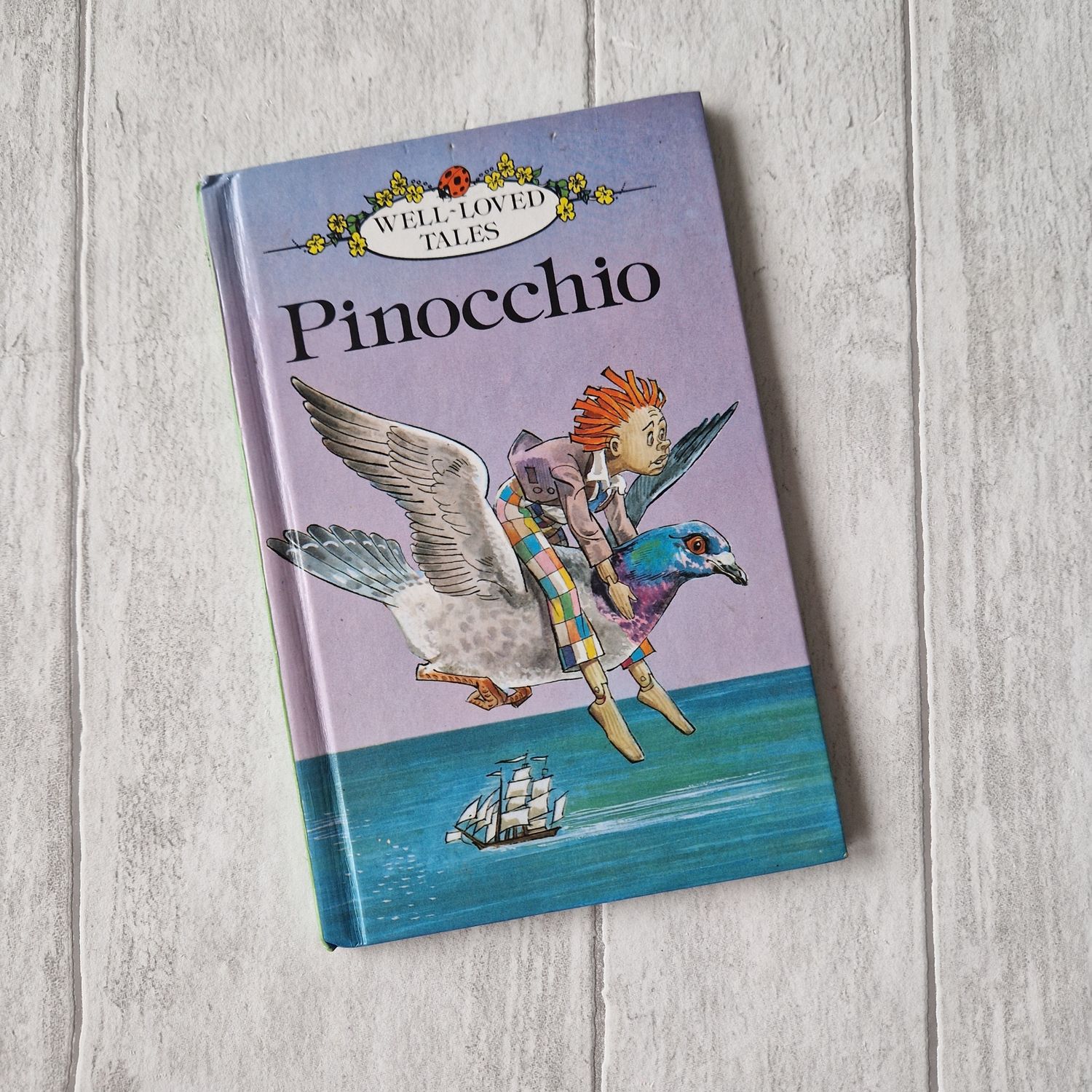 Pinocchio made from a Ladybird Book