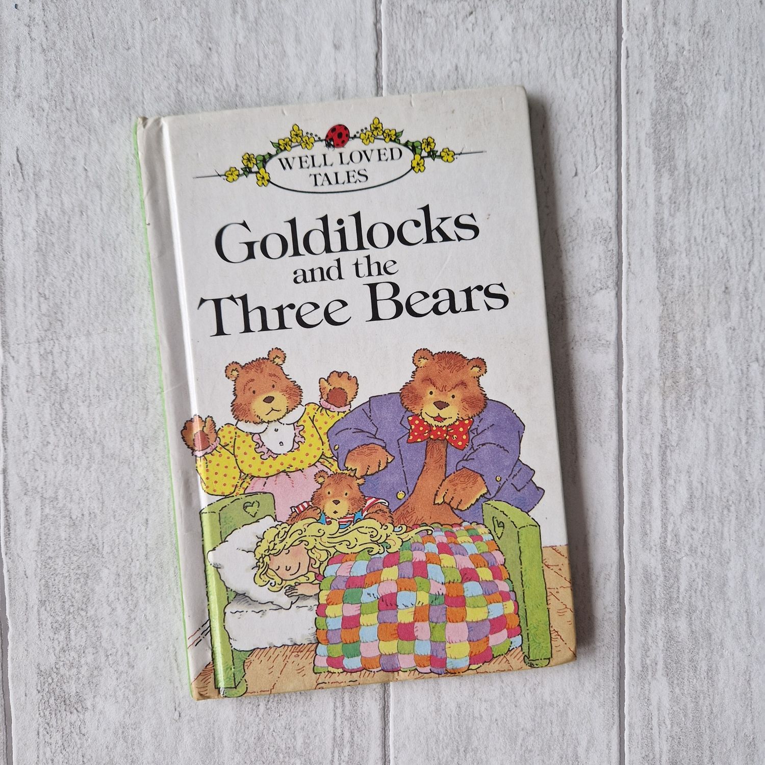 Golidlocks and the Three Bears made from a Ladybird Book