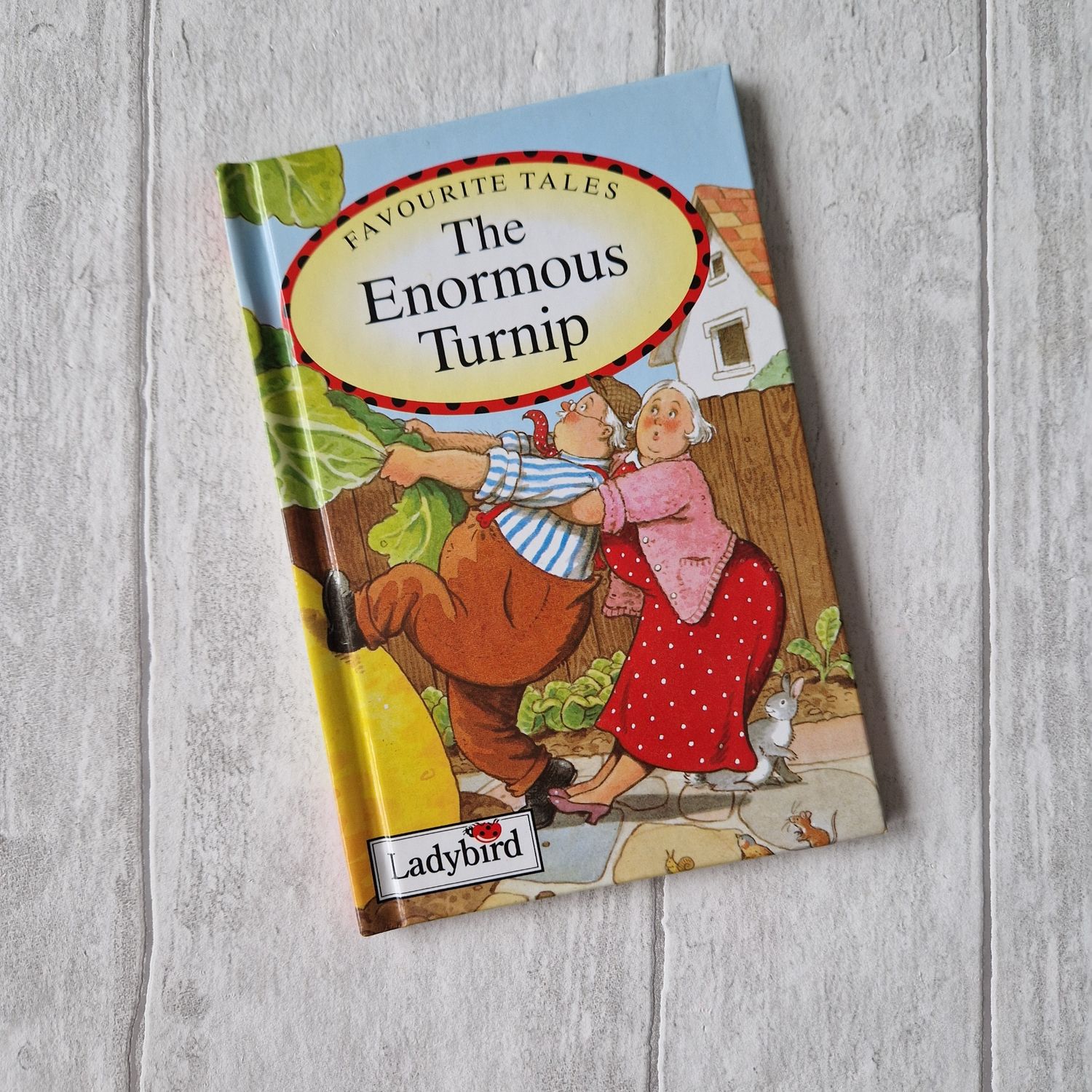 The Enormous Turnip made from a Ladybird Book
