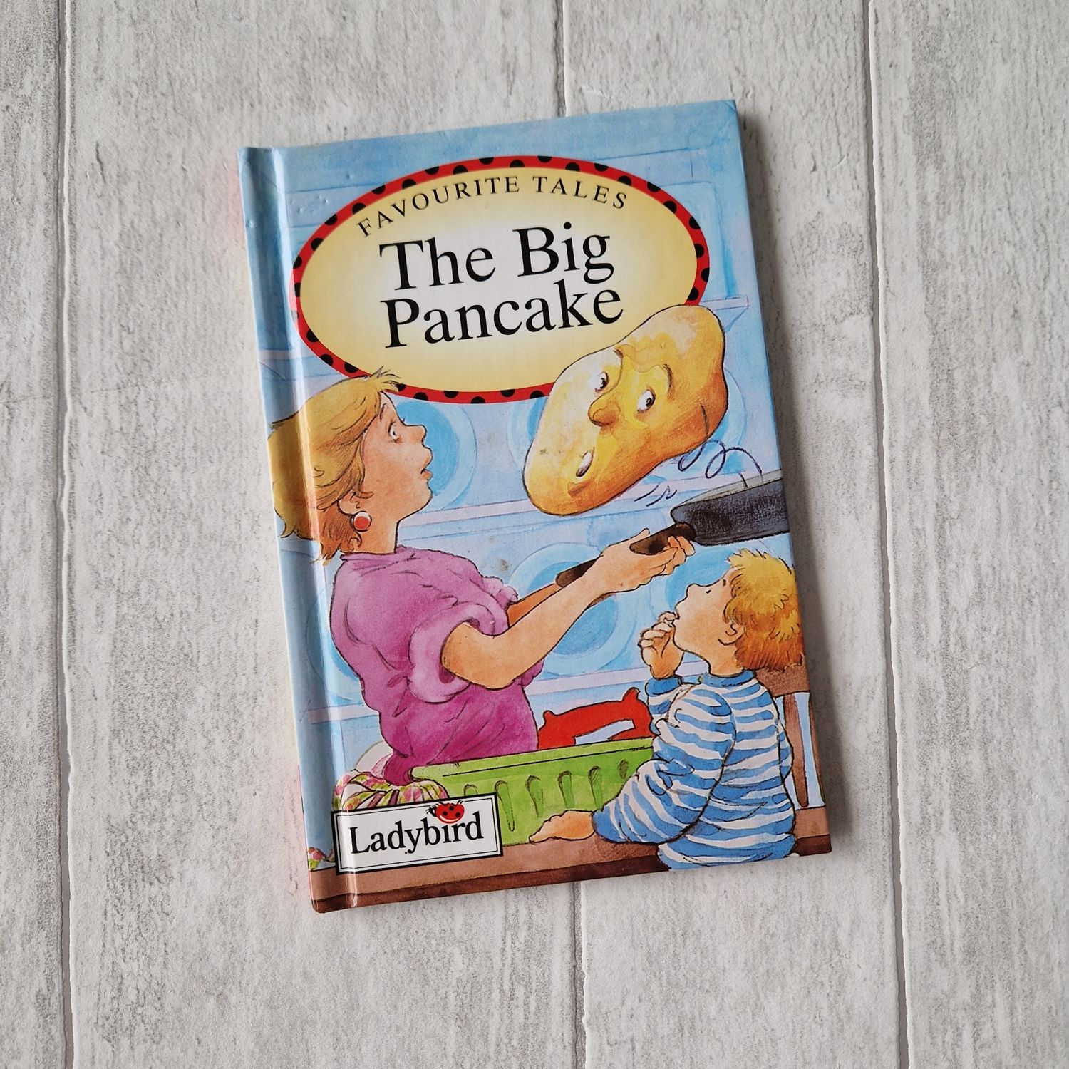 The Big Pancake made from a Ladybird Book