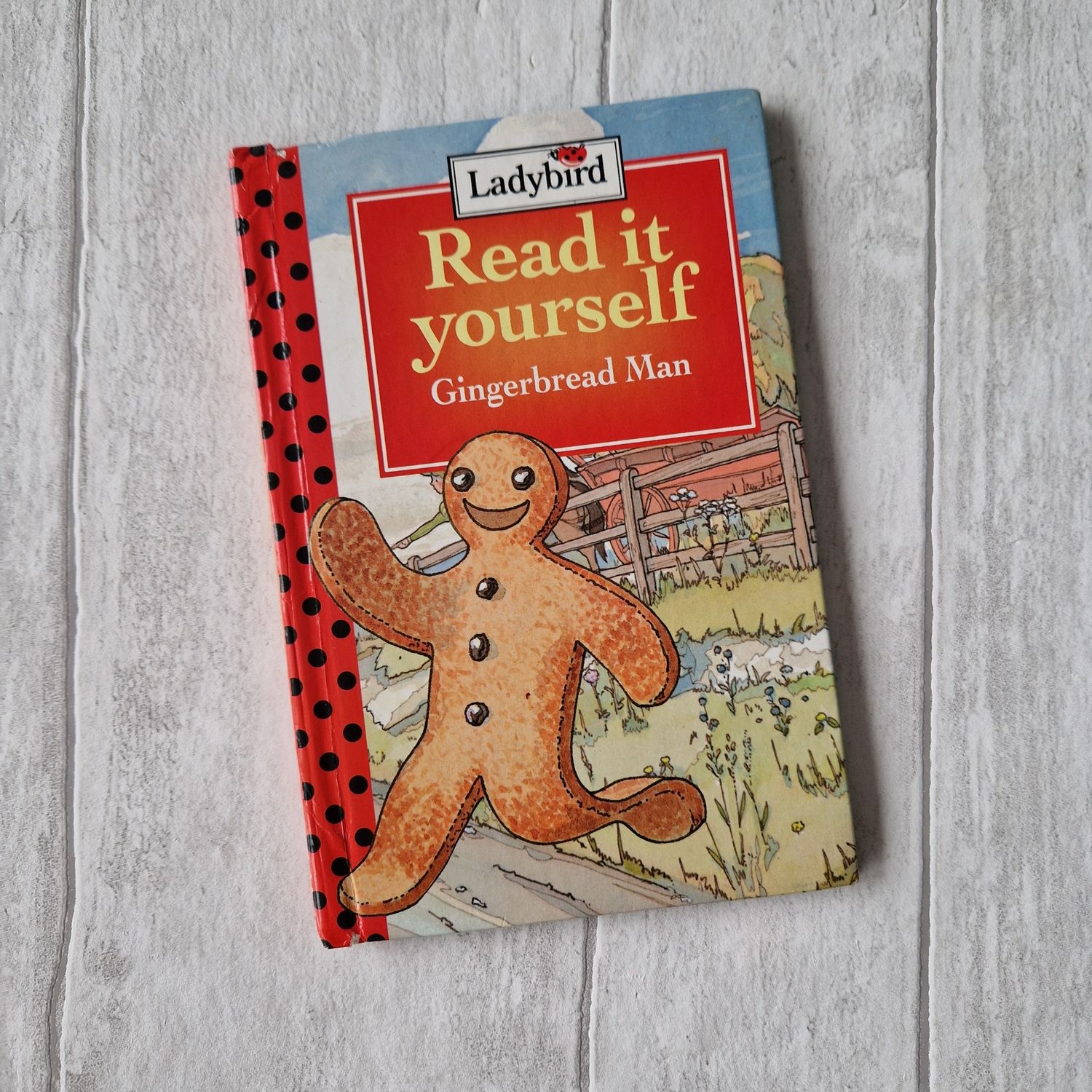 The Gingerbread Man made from a Ladybird Book