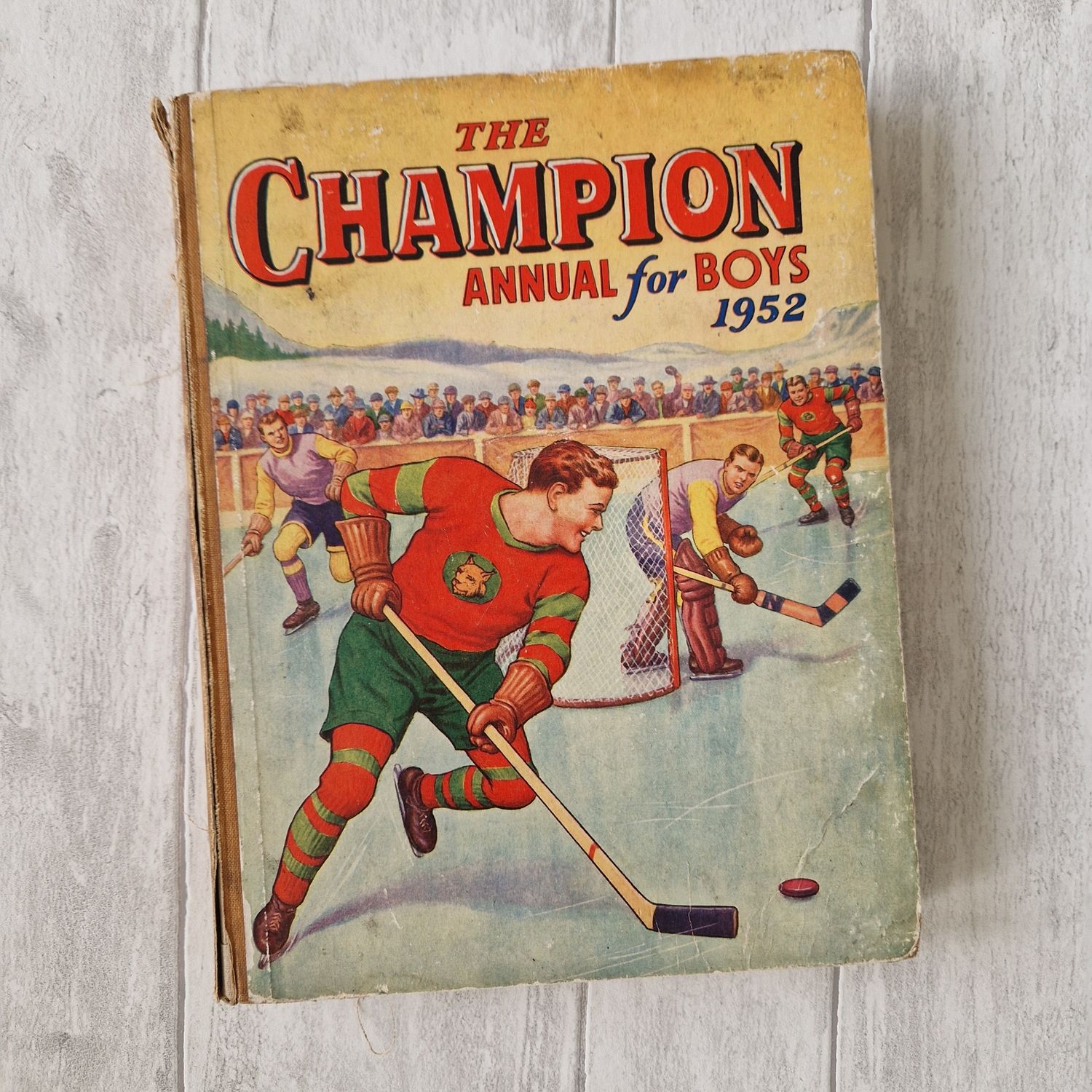 The Champion Annual for Boys 1952 - ice hockey