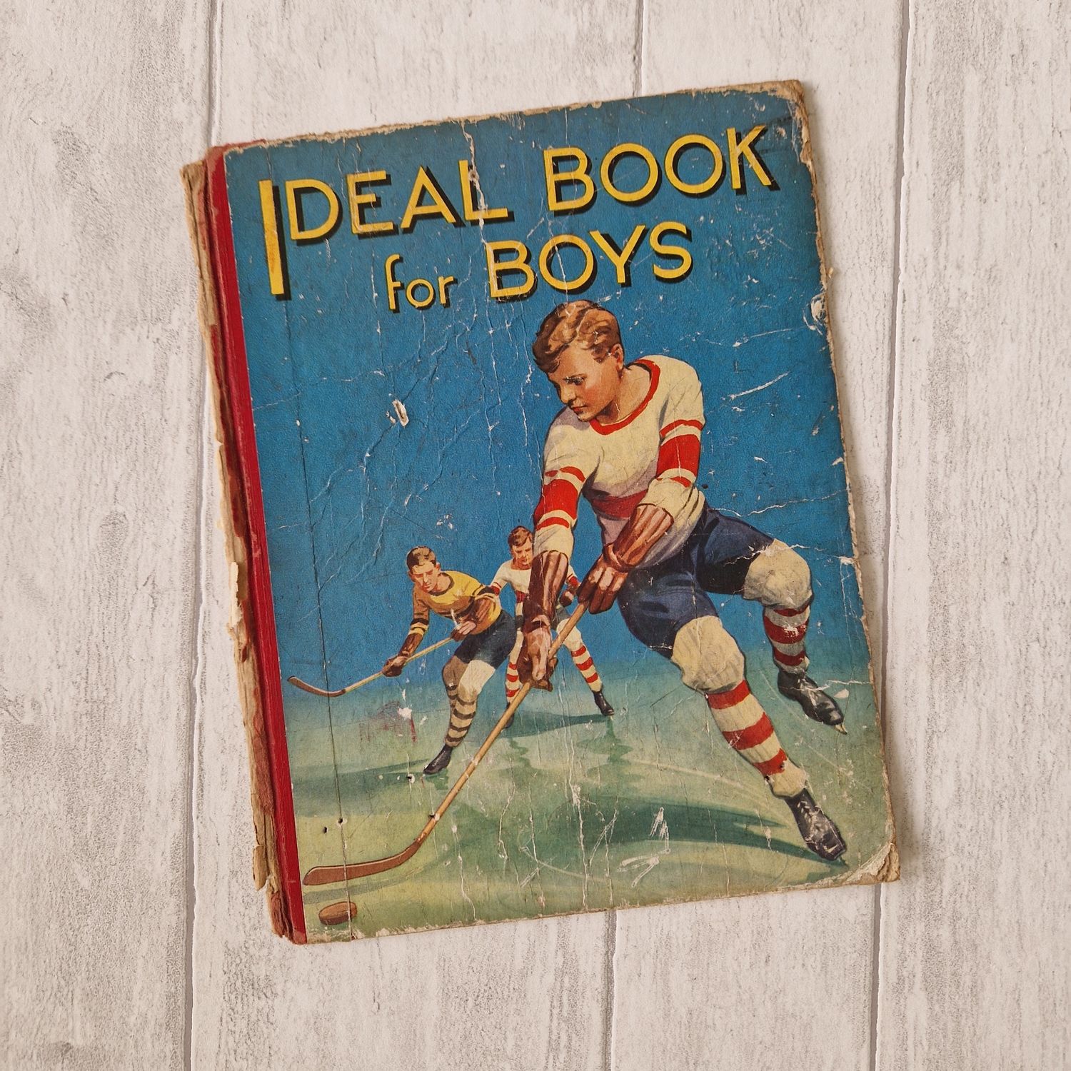Ideal Book for Boys - Ice Hockey c. 1930s