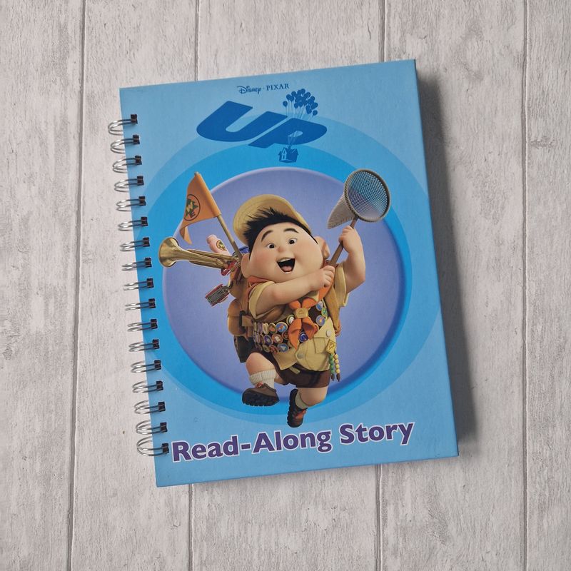 Up (Russell) lined notebook  - READY TO SHIP - no original book pages