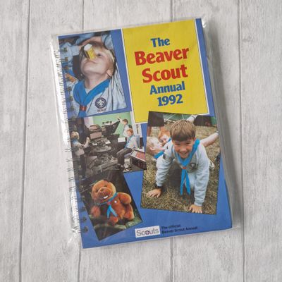 The Beaver Scout Annual 1992 lined notebook  - READY TO SHIP 