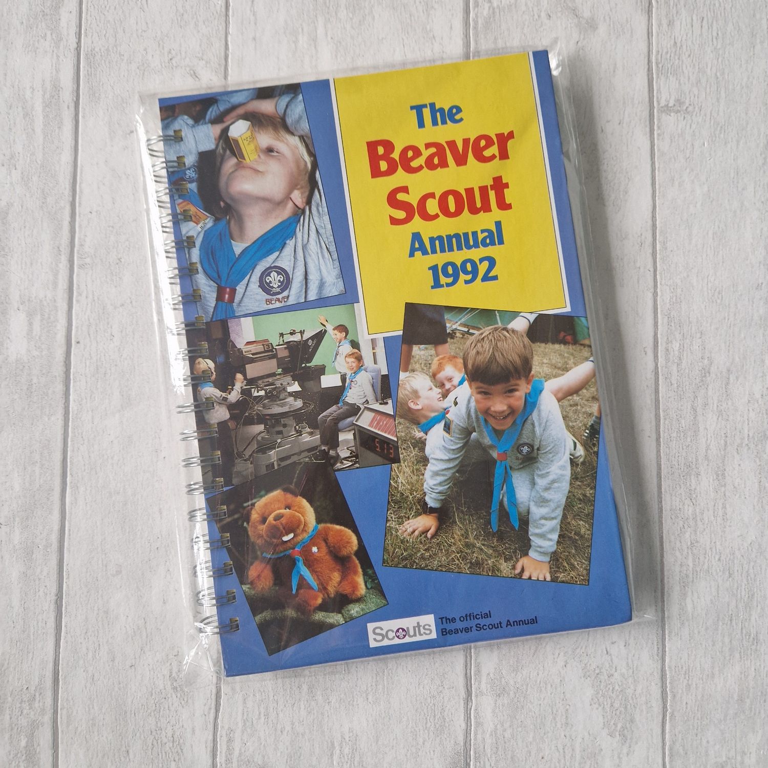 The Beaver Scout Annual 1992 lined notebook  - READY TO SHIP 