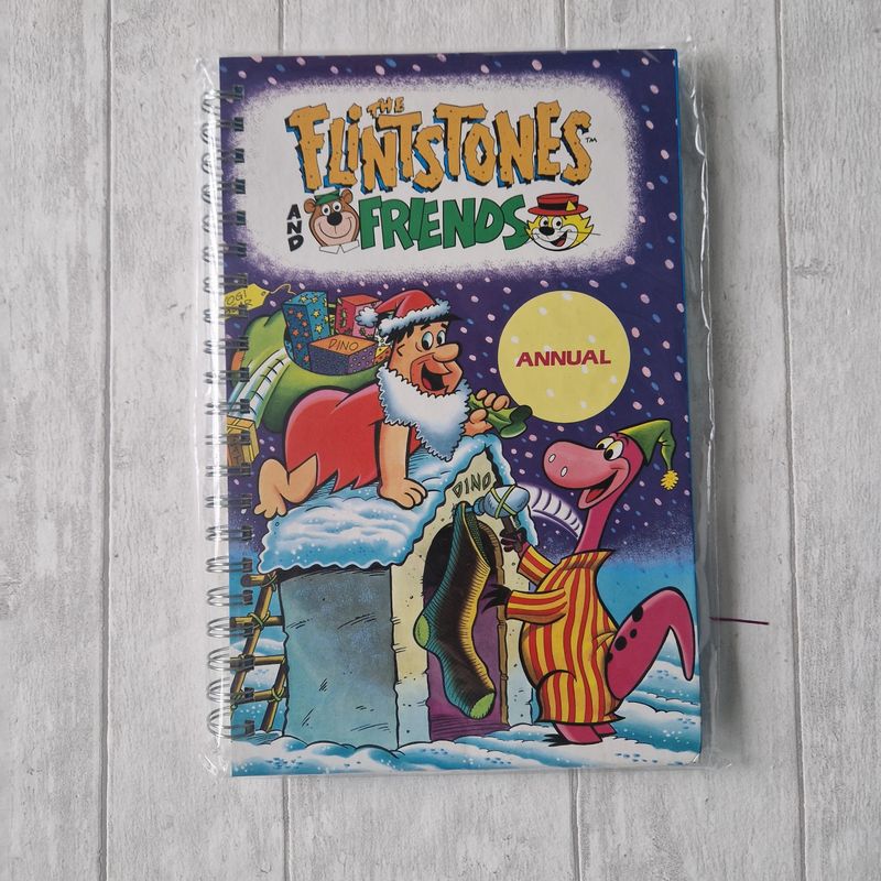 The Flintstones and Friends 1988 lined notebook  - READY TO SHIP 