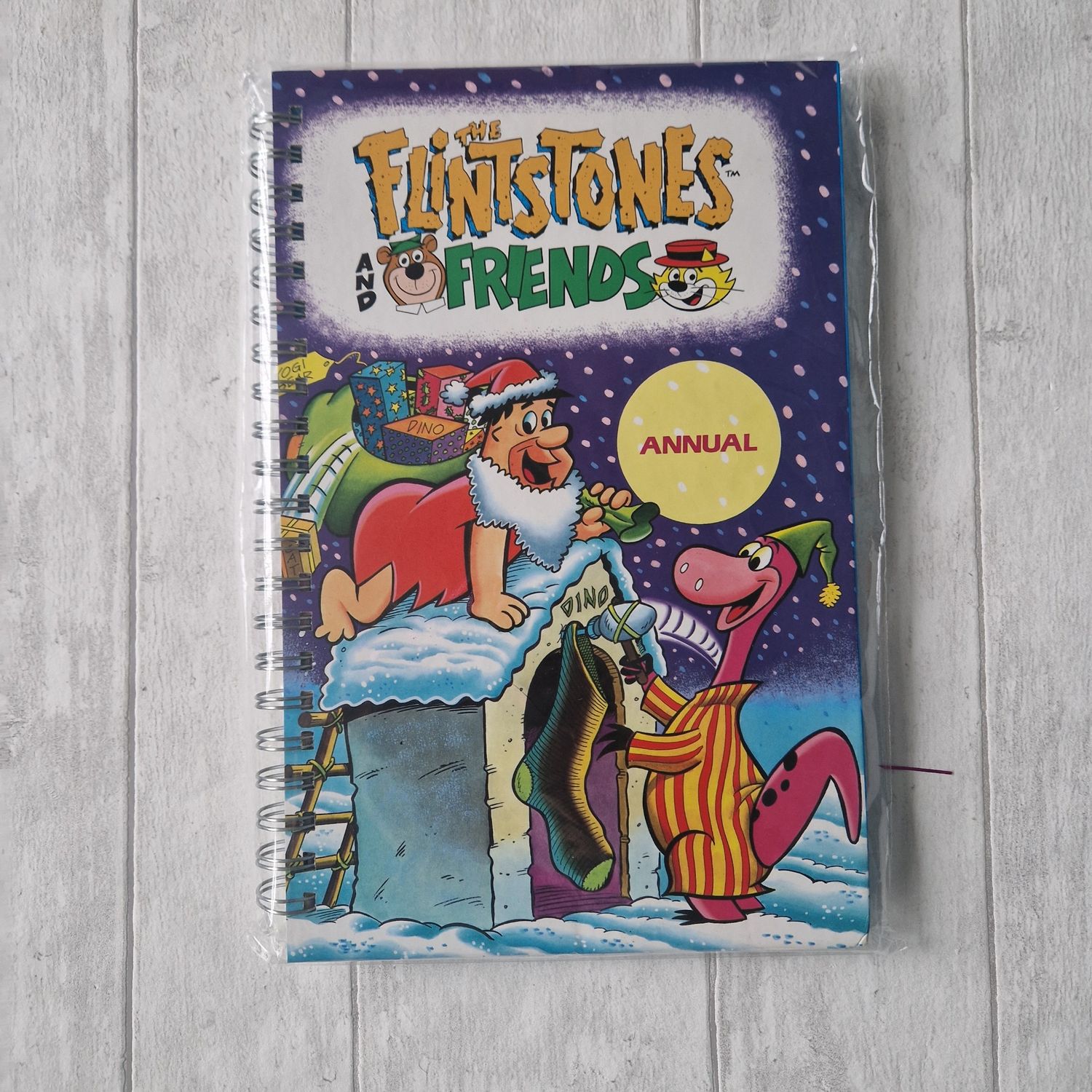The Flintstones and Friends 1988 lined notebook  - READY TO SHIP 