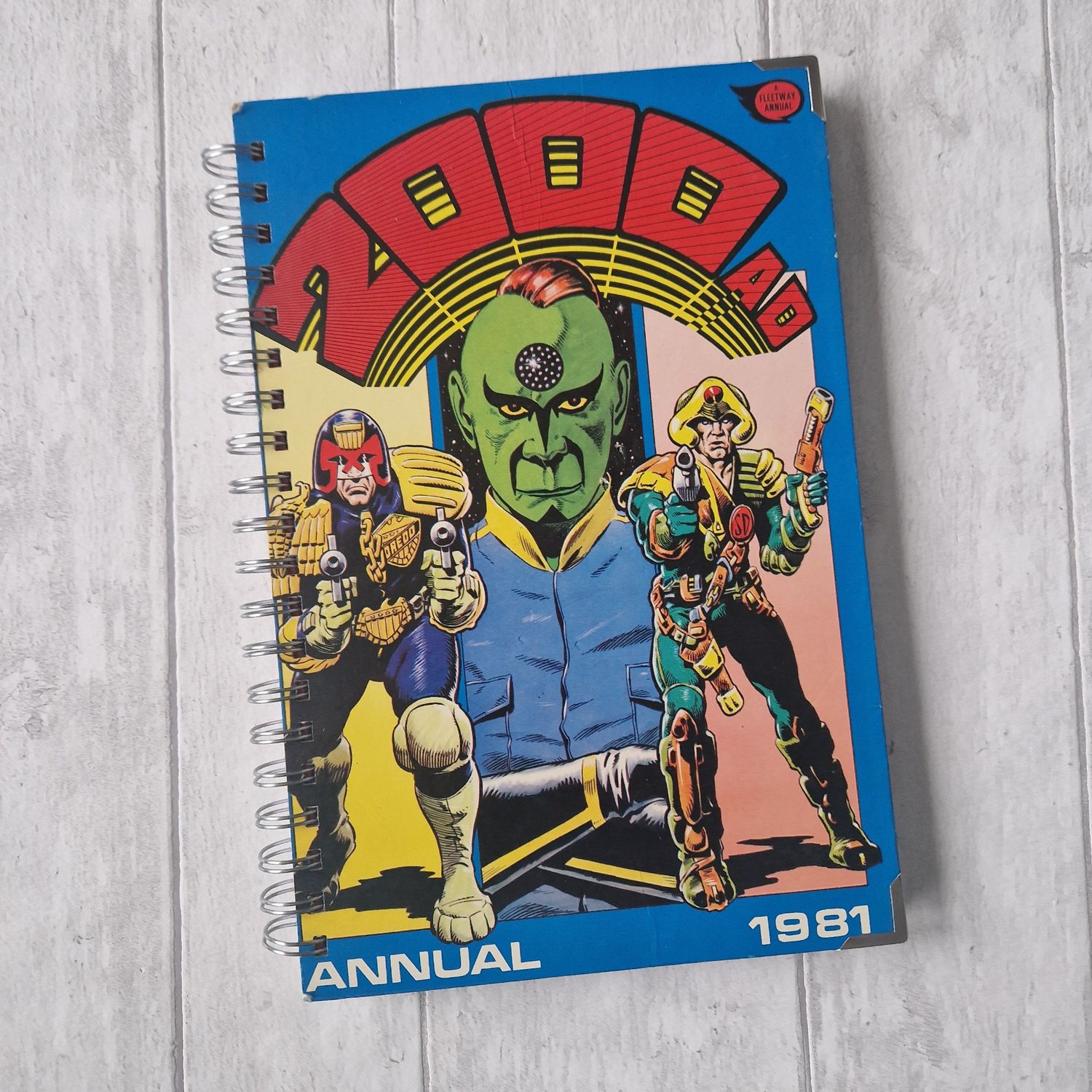 2000AD 1981 lined notebook  - READY TO SHIP 