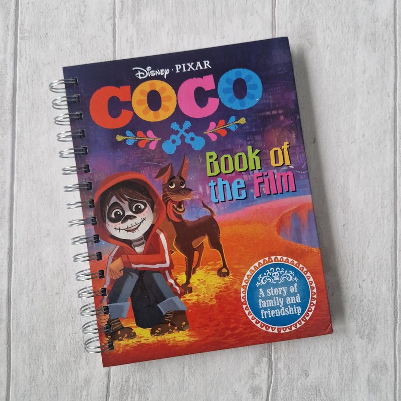 Coco lined notebook  - READY TO SHIP - no original book pages