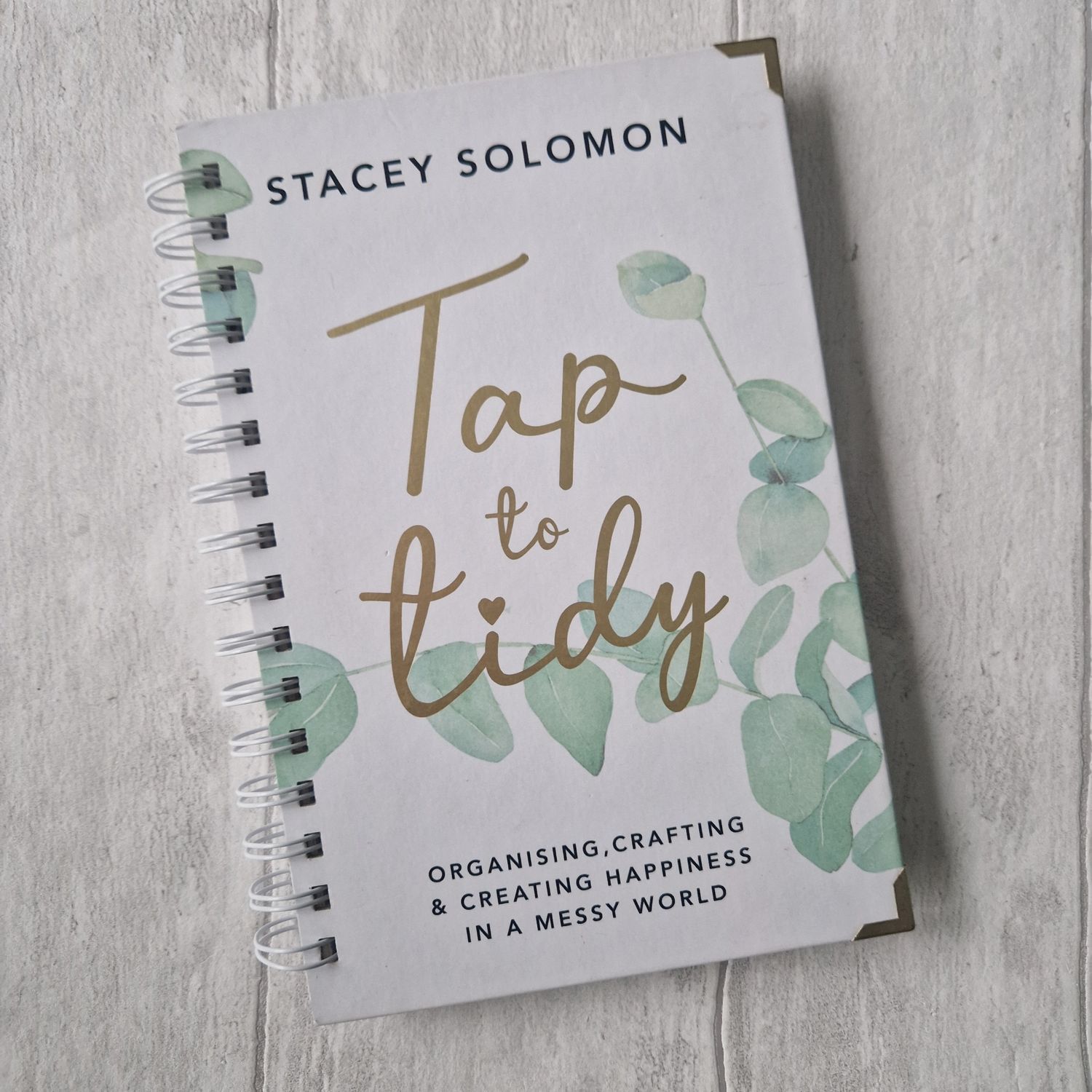 Stacey Solomon Tap to Tidy A5 lined notebook  - READY TO SHIP