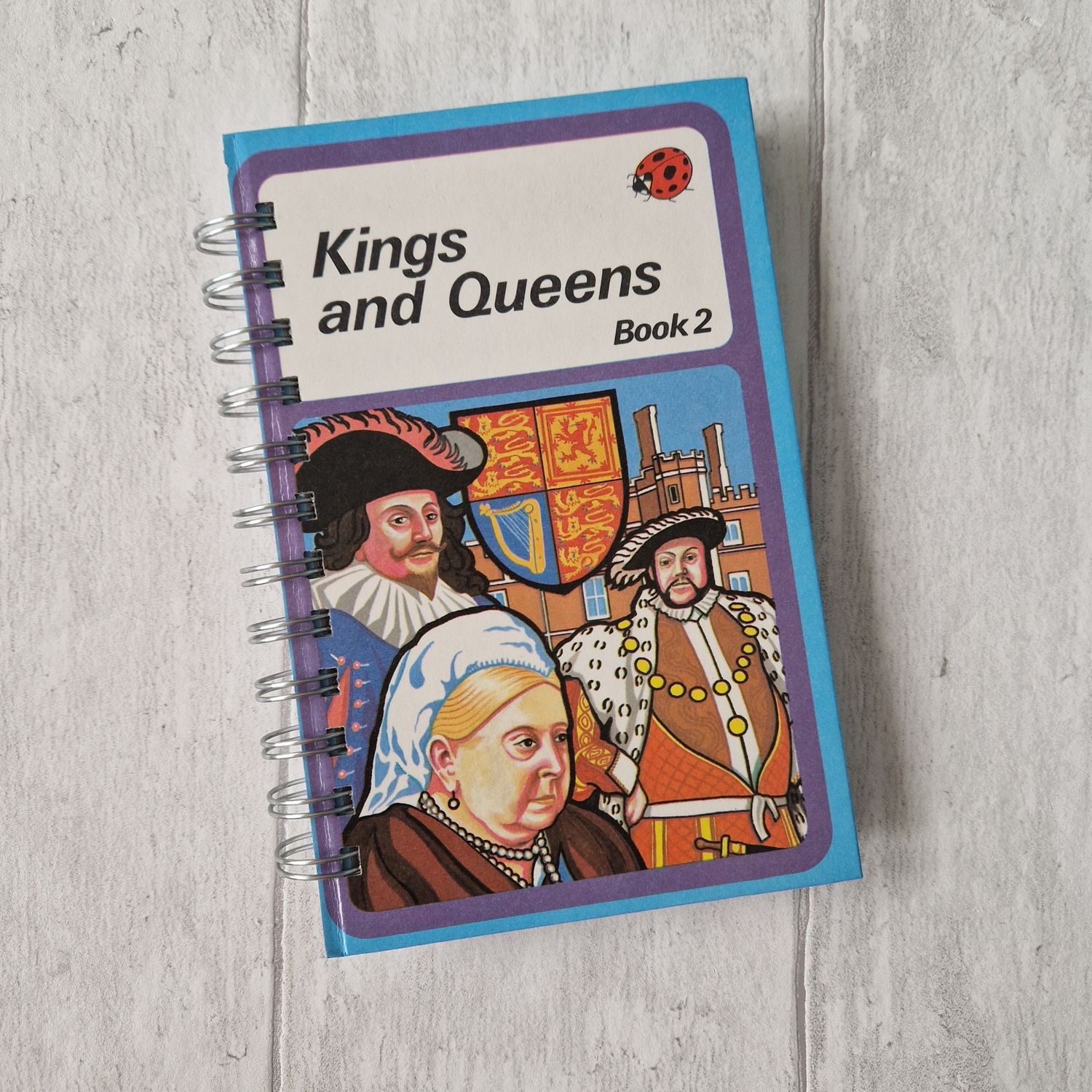 Kings and Queens Week Per View Diary notebook - Ladybird Book - READY TO SHIP