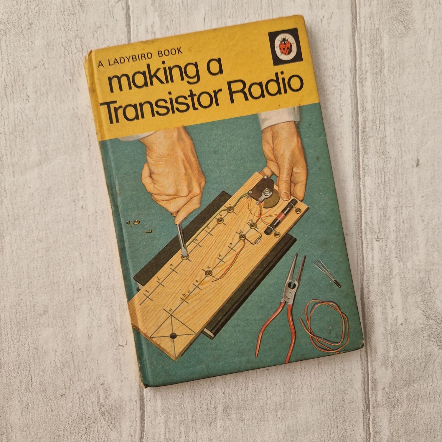 Making a Transistor Radio Notebook made from a Ladybird Book
