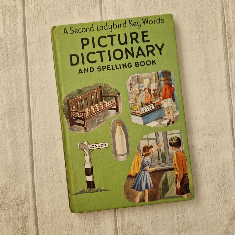 Picture Dictionary Notebook made from a Ladybird Book