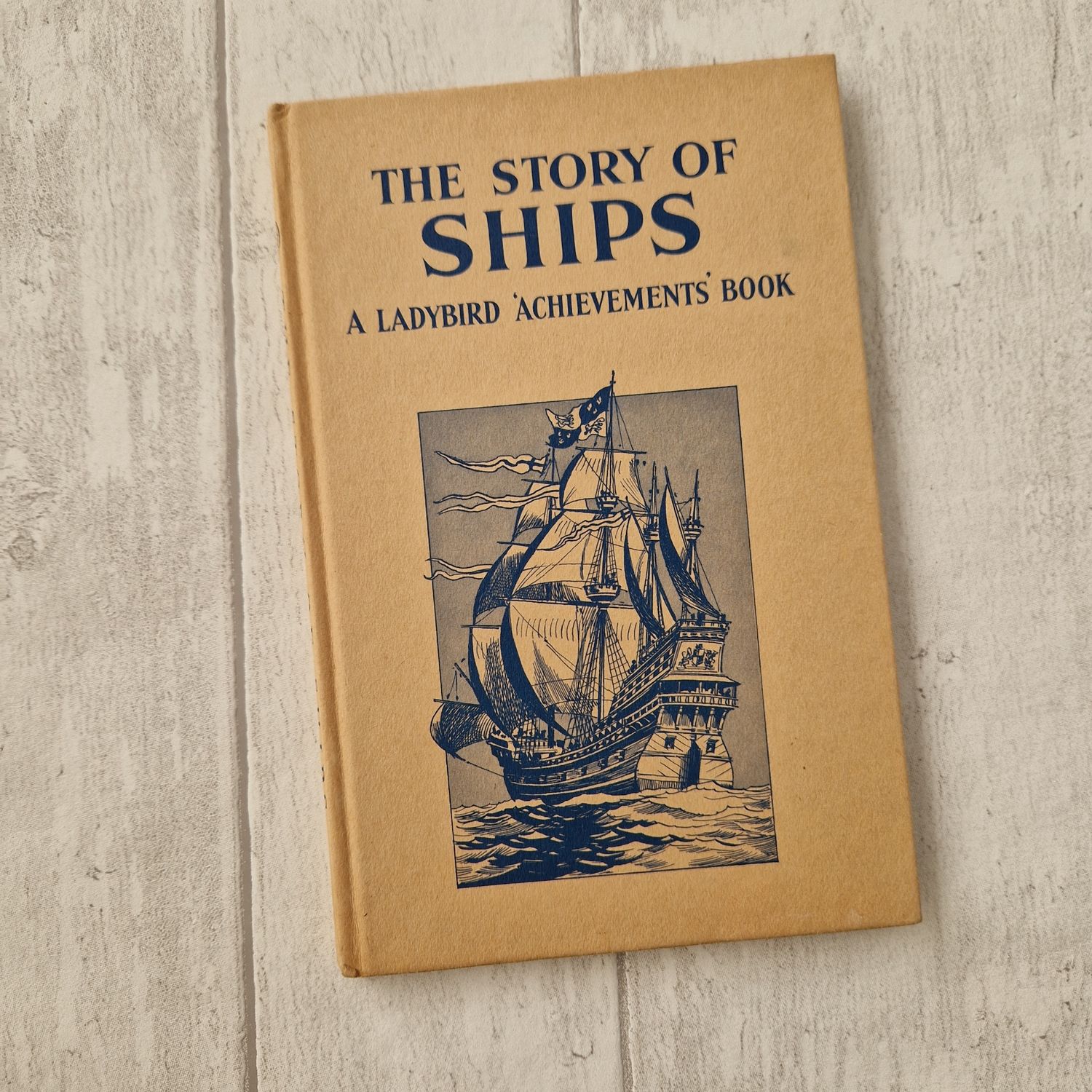 Ships Notebook made from a Ladybird Book