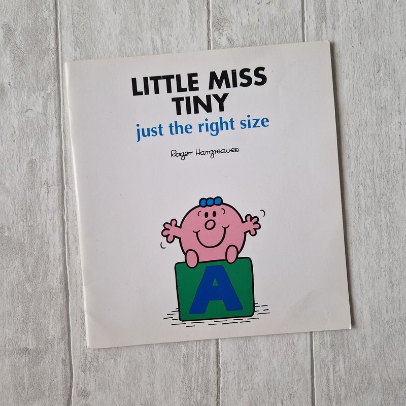 Little Miss Tiny - Just the right size -  made from a paperback book