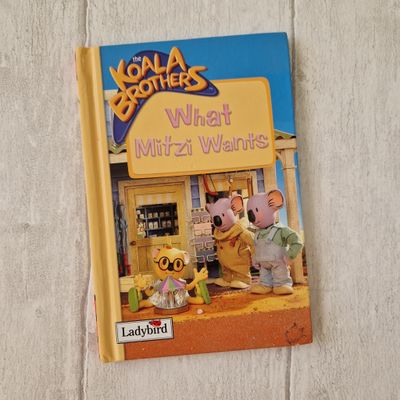The Koala Brothers What Mitzi Wants made from a Ladybird Book