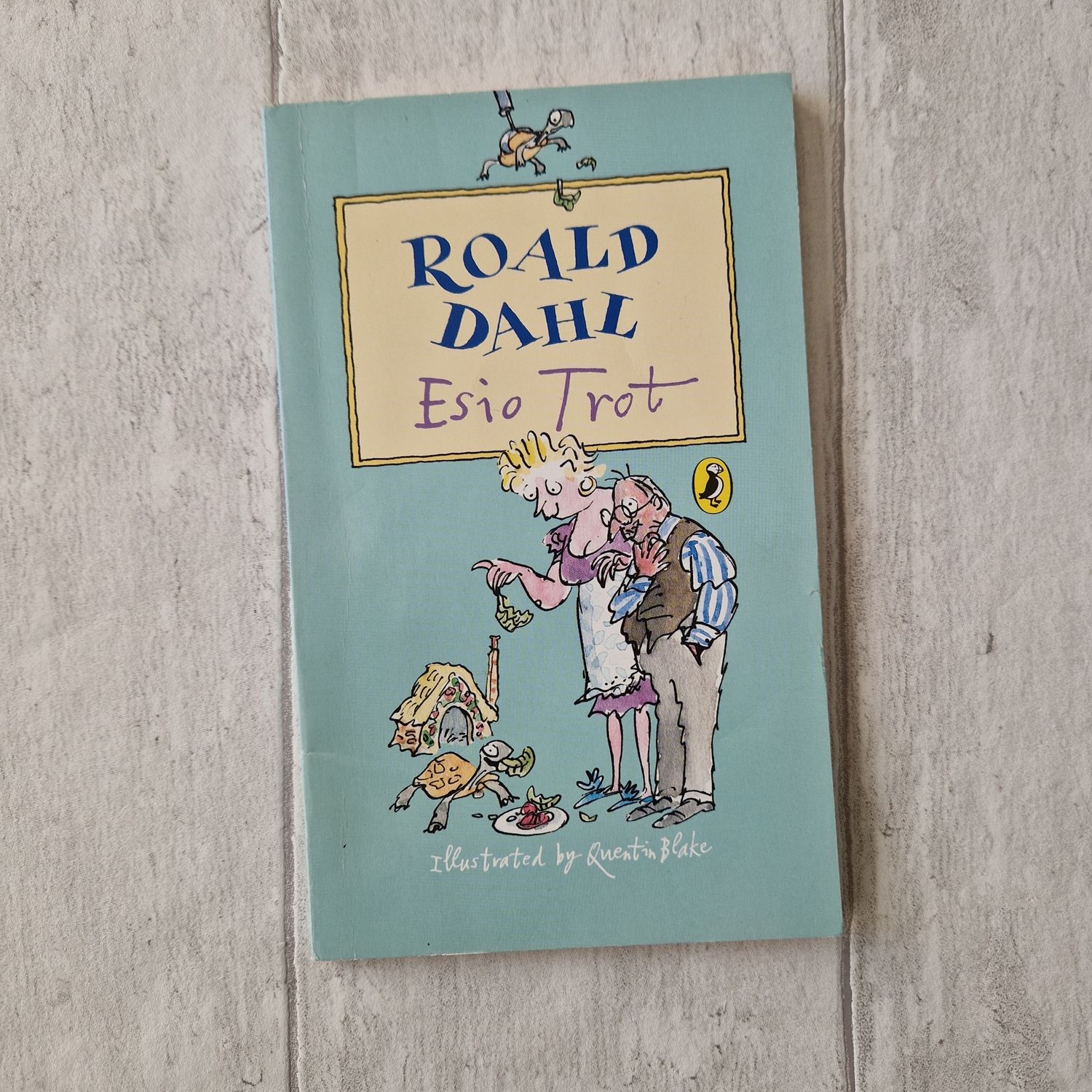 Esio Trot by Roald Dahl - made from a paperback book