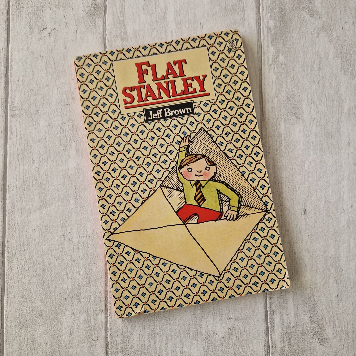 Flat Stanley- made from a paperback book