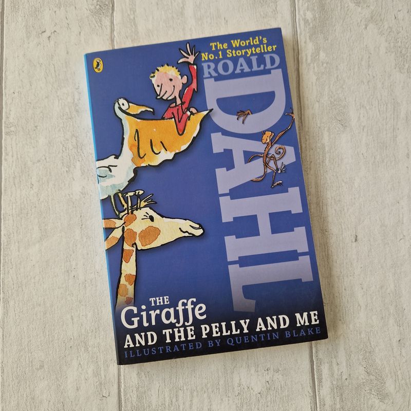 The Giraffe and the Pelly and Me by Roald Dahl - made from a paperback book