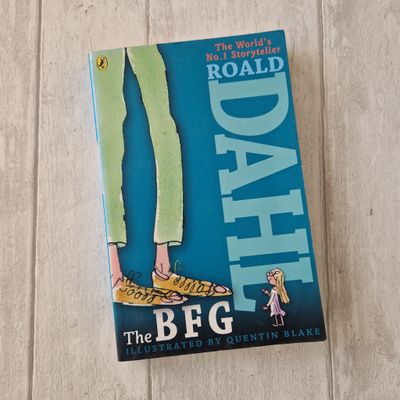 The BFG by Roald Dahl - made from a paperback book