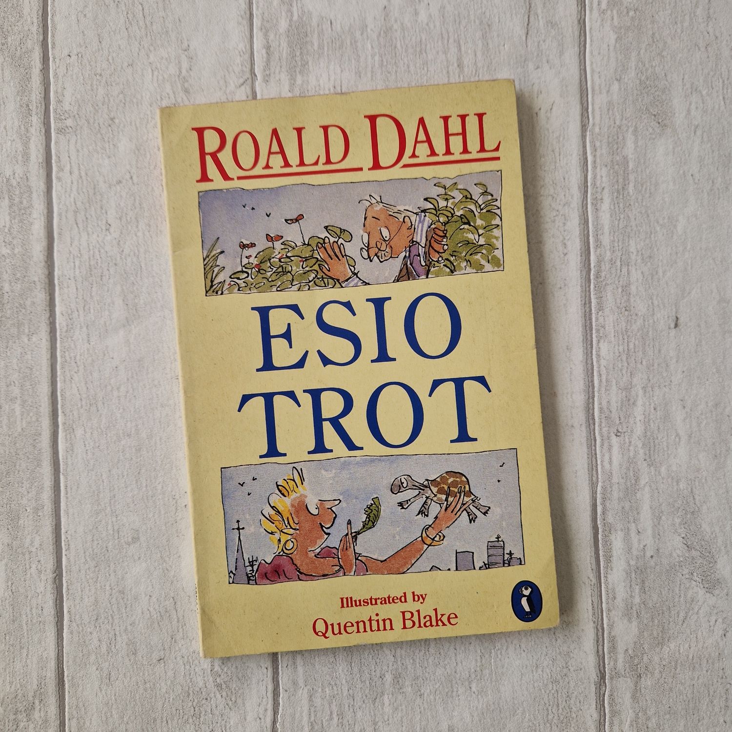 Esio Trot by Roald Dahl - made from a paperback book