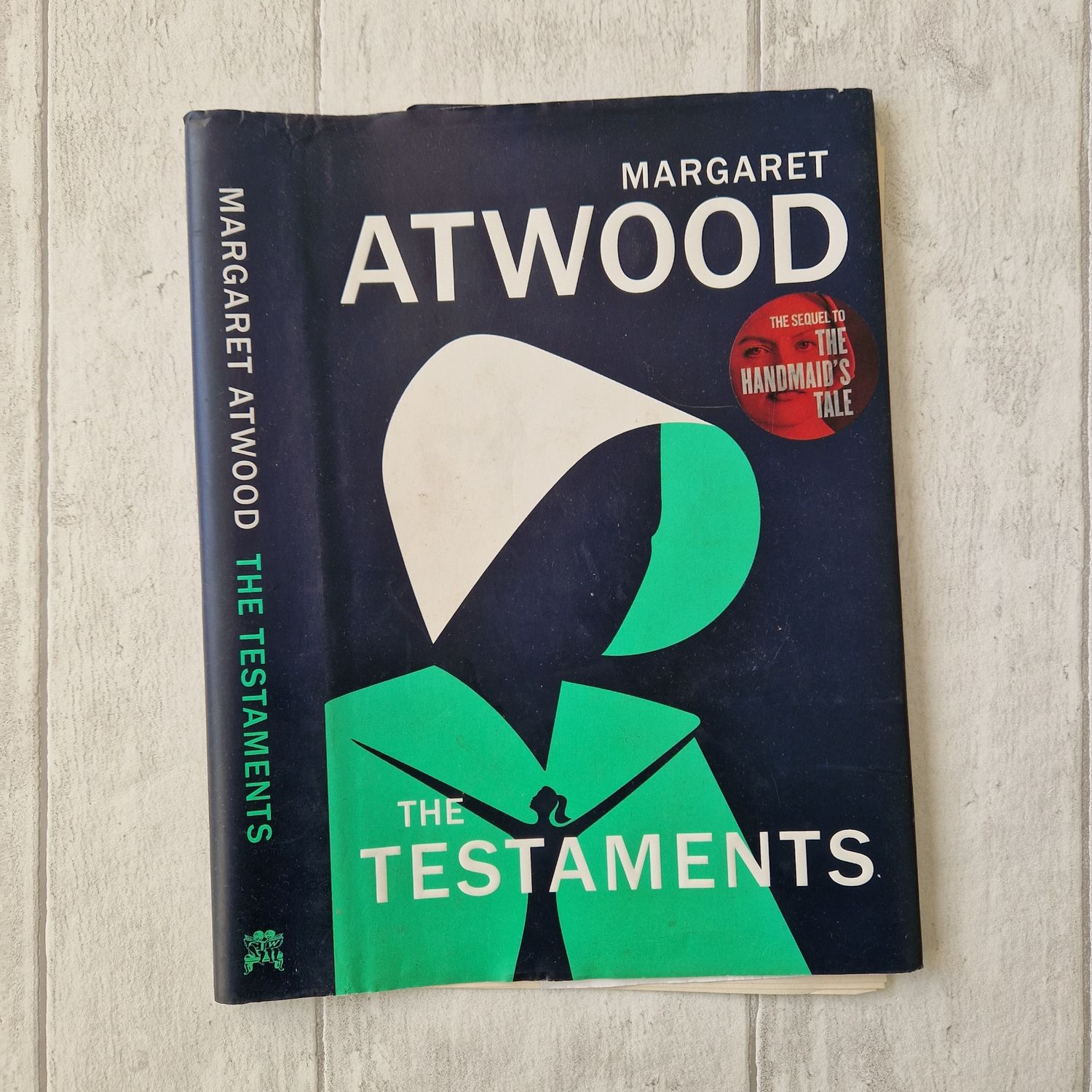 The Testaments - Handmaid&#39;s Tale - made from a dust jacket