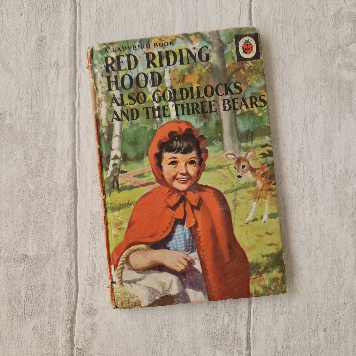 Red Riding Hood made from a Ladybird Book