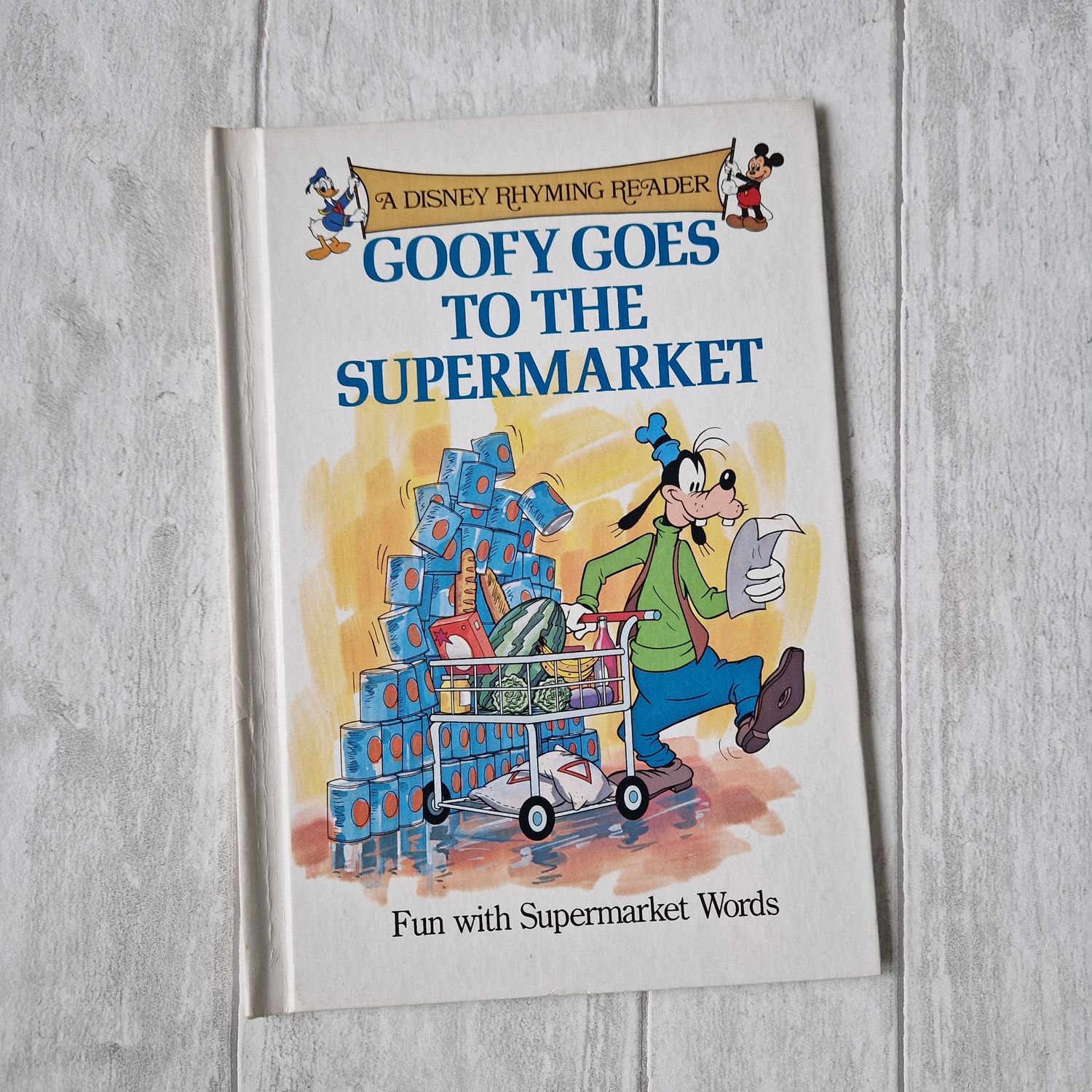 Goofy Goes to the Supermarket - Groceries shopping list