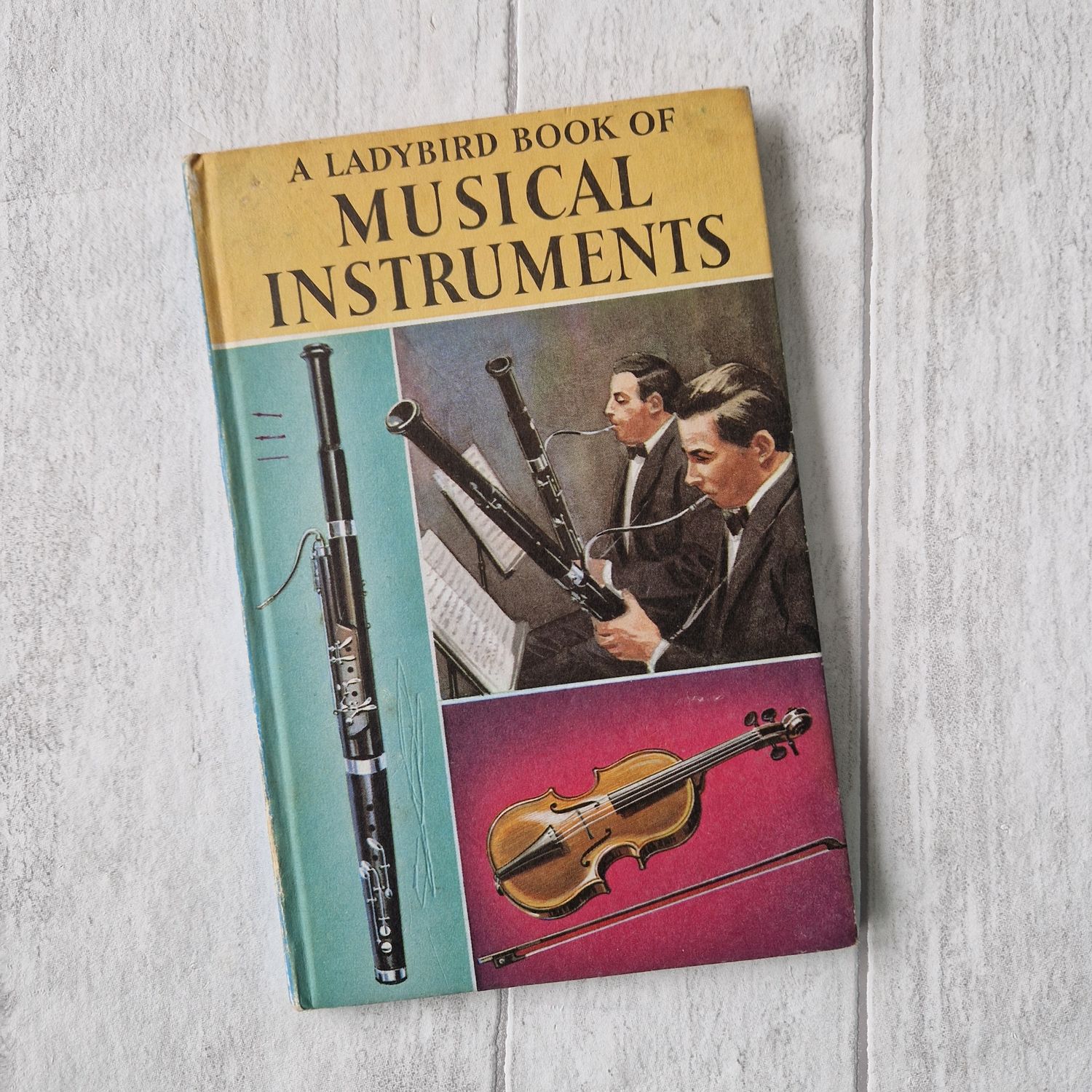 Musical Instruments Notebook made from a Ladybird Book
