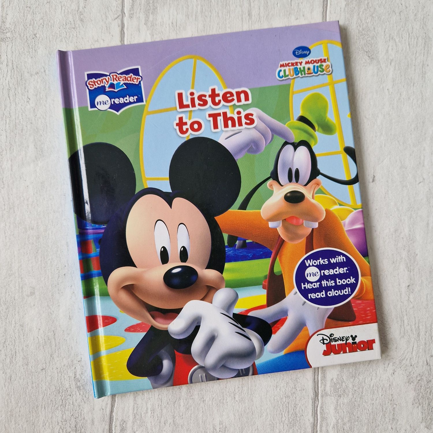 Mickey Mouse and Goofy - listen to this - no original book pages