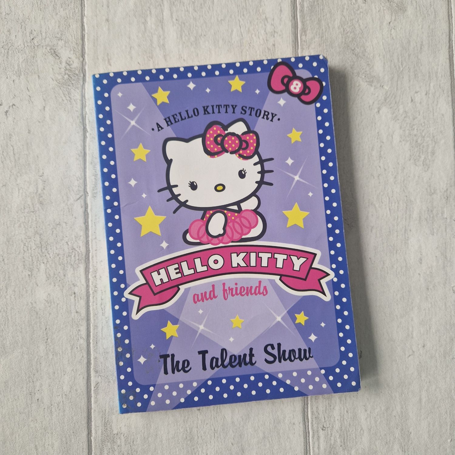 Hello Kitty - the Talent Show - made from a paperback book