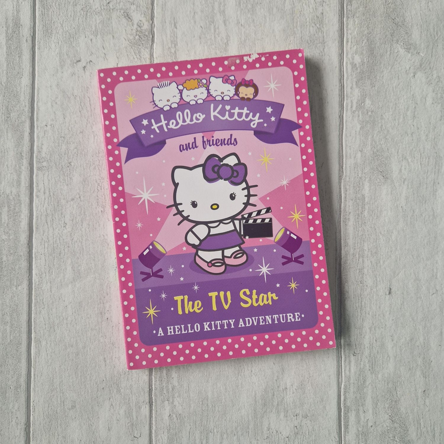 Hello Kitty - the TV Star - made from a paperback book