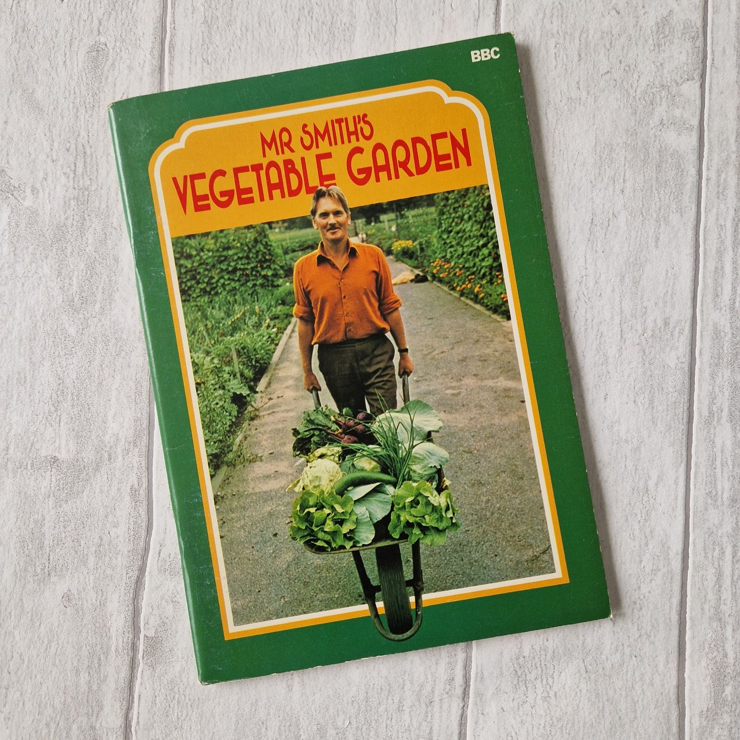Mr Smith&#39;s Vegetable Garden 1979 - made from a paperback book