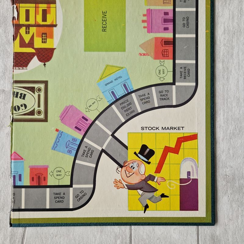 Go For Broke 1960s Board Game