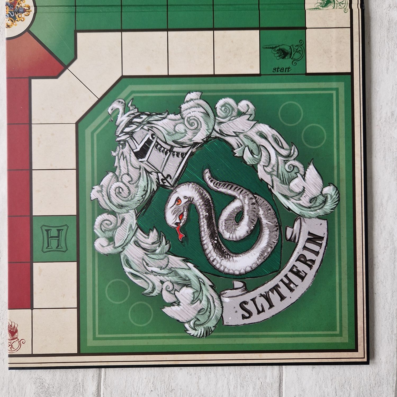 Harry Potter Ludo Board Game - Slytherin and Hufflepuff