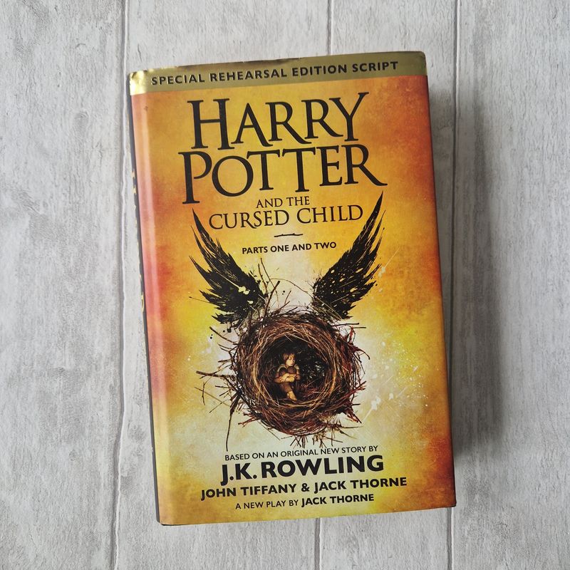 Harry Potter and the Cursed Child - made from a dust jacket with metal book corners included