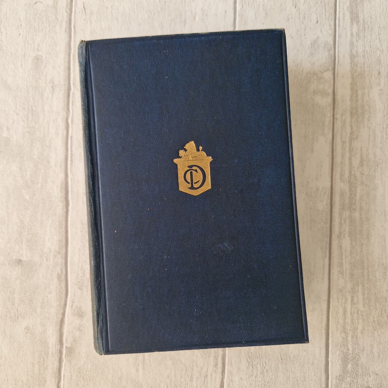 Charles Dickens - monogram &#39;CD&#39; navy cover