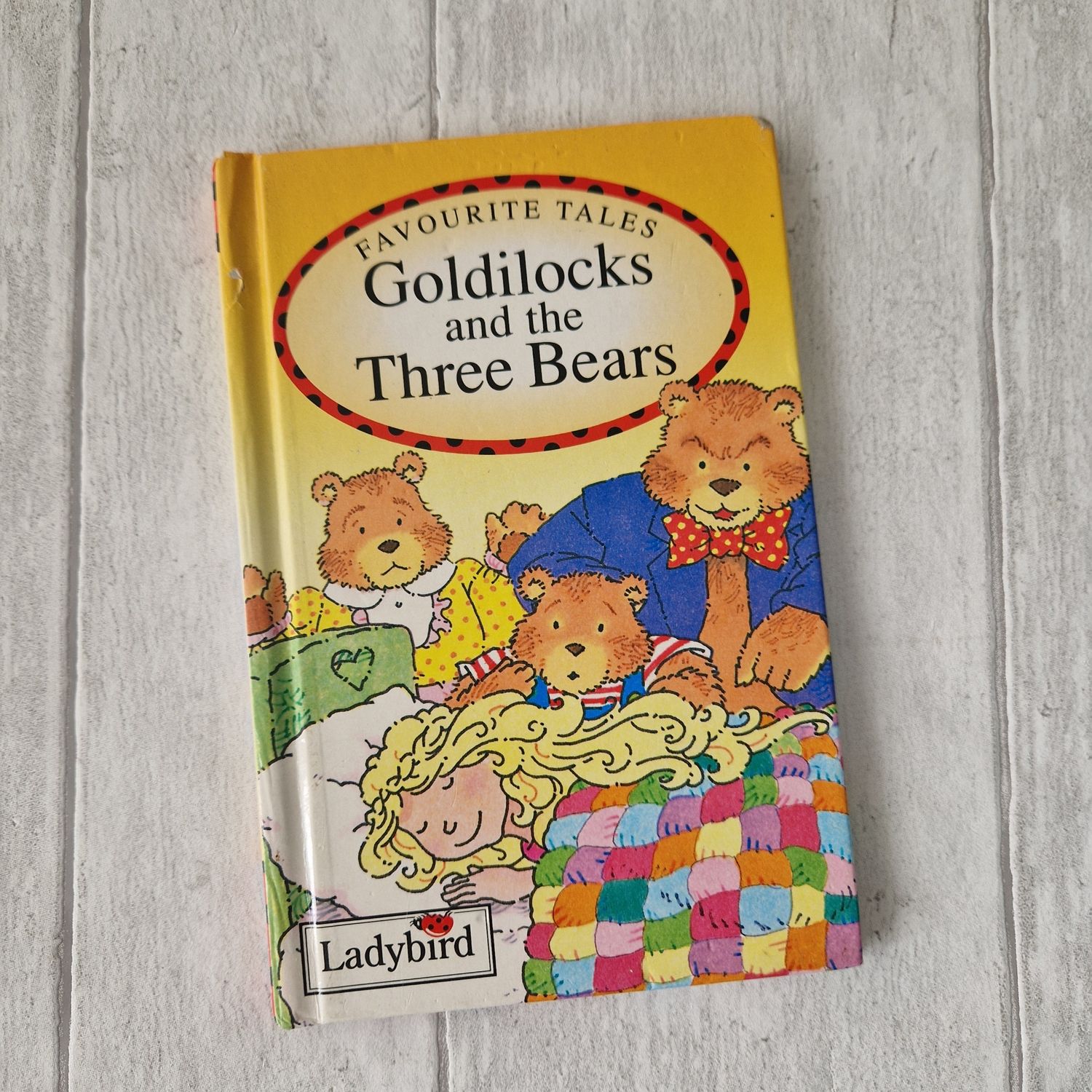 Goldilocks and the Three Bears made from a Ladybird Book