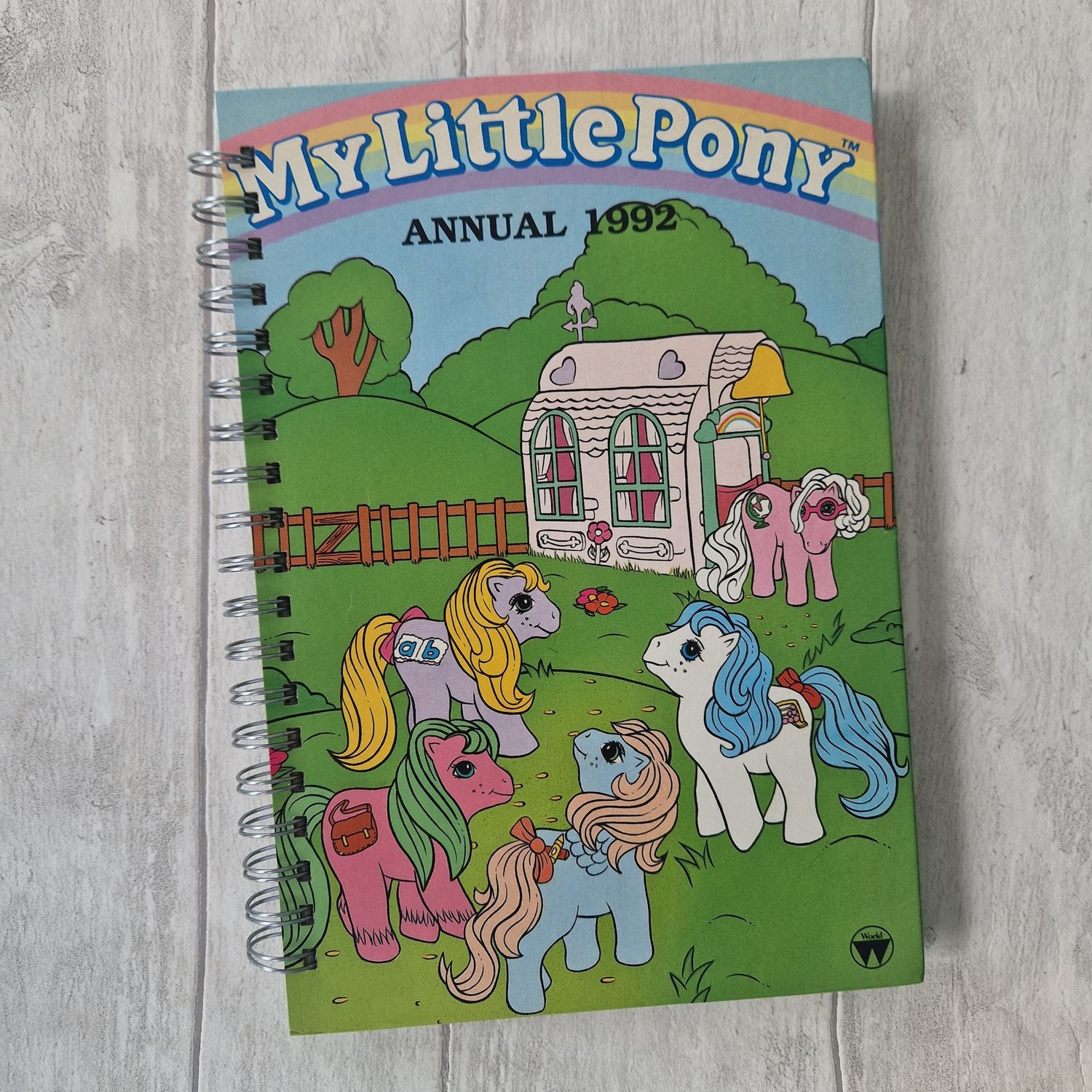 My Little Pony 1992 lined notebook - READY TO SHIP
