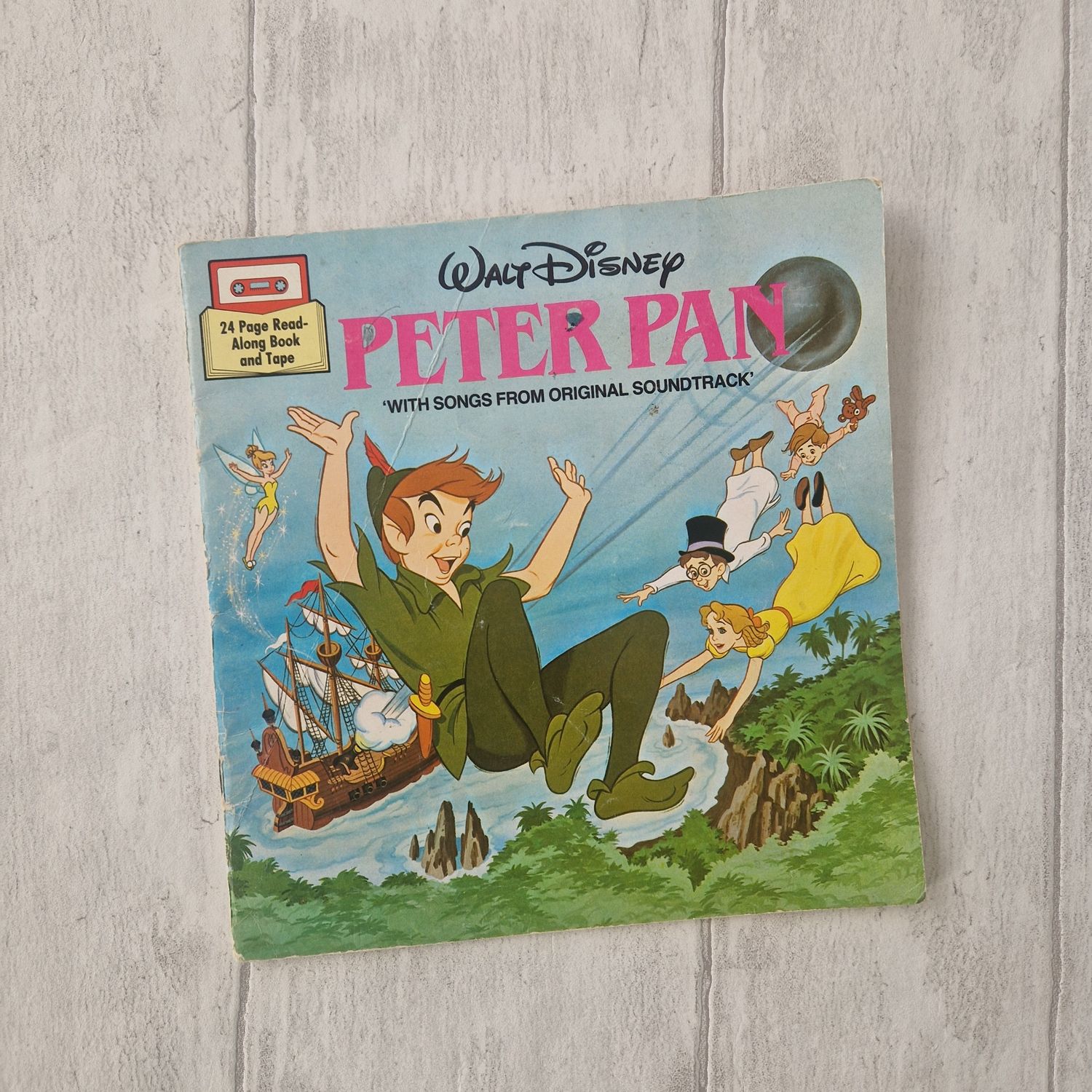Peter Pan Soundtrack - made from a paperback book 1980s