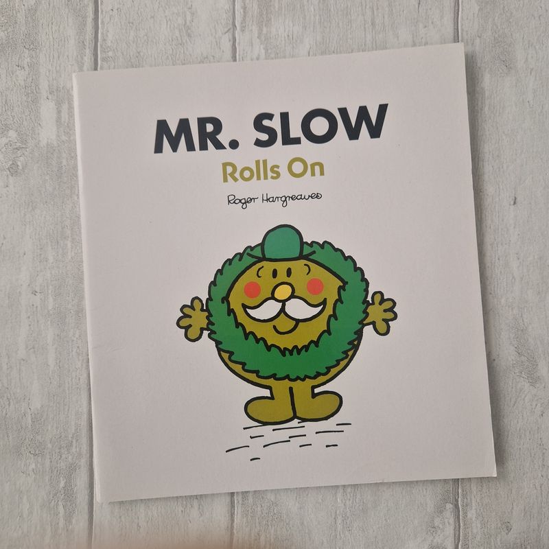 Mr Men - Mr Slow Rolls On -  made from a paperback book -