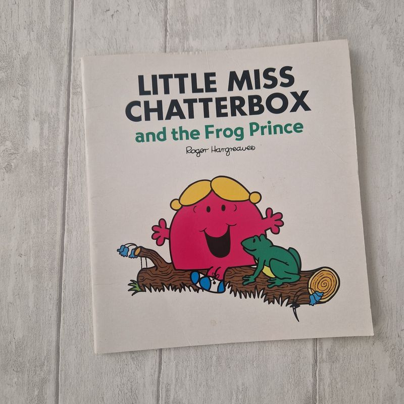 Little Miss Chatterbox and the Frog Prince -  made from a paperback book