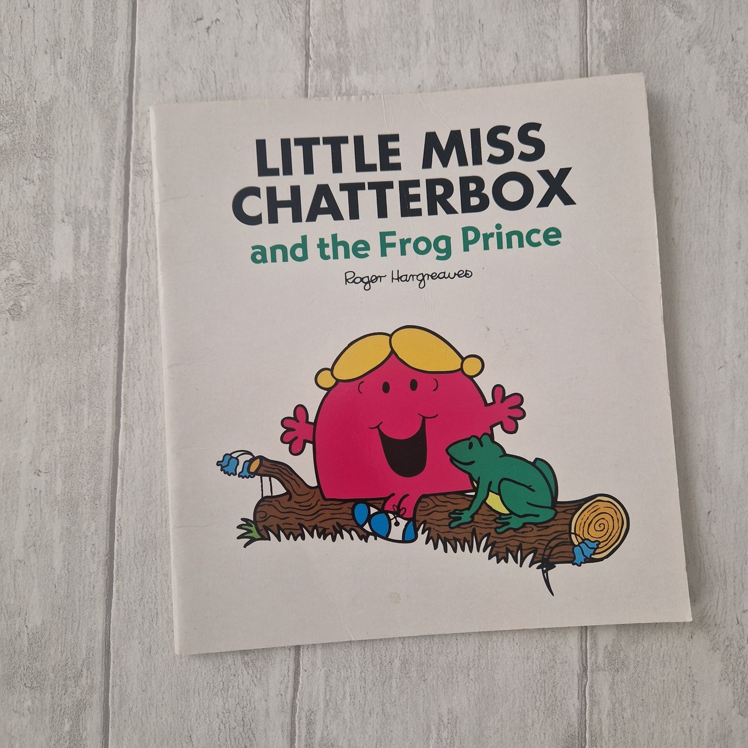 Little Miss Chatterbox and the Frog Prince -  made from a paperback book
