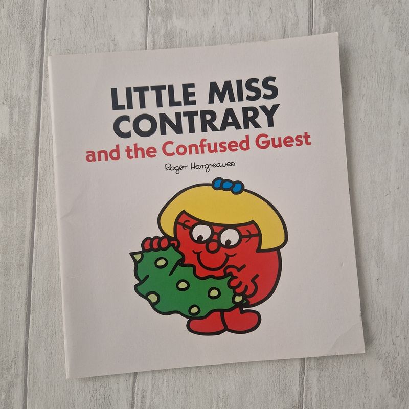 Little Miss Contrary and the Confused Guest -  made from a paperback book