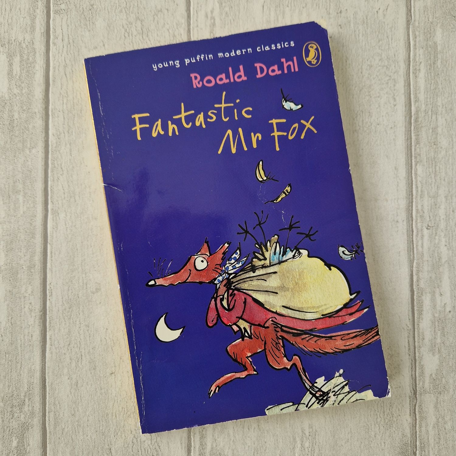 Fantastic Mr Fox by Roald Dahl - made from a paperback book