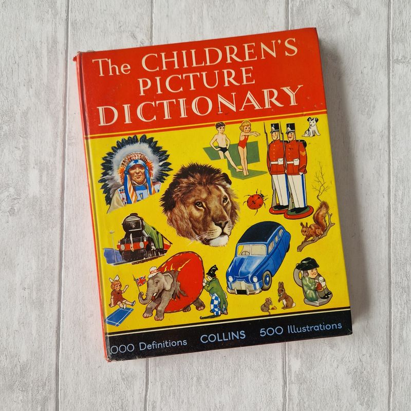 Children&#39;s Picture Dictionary c.1960s Notebook