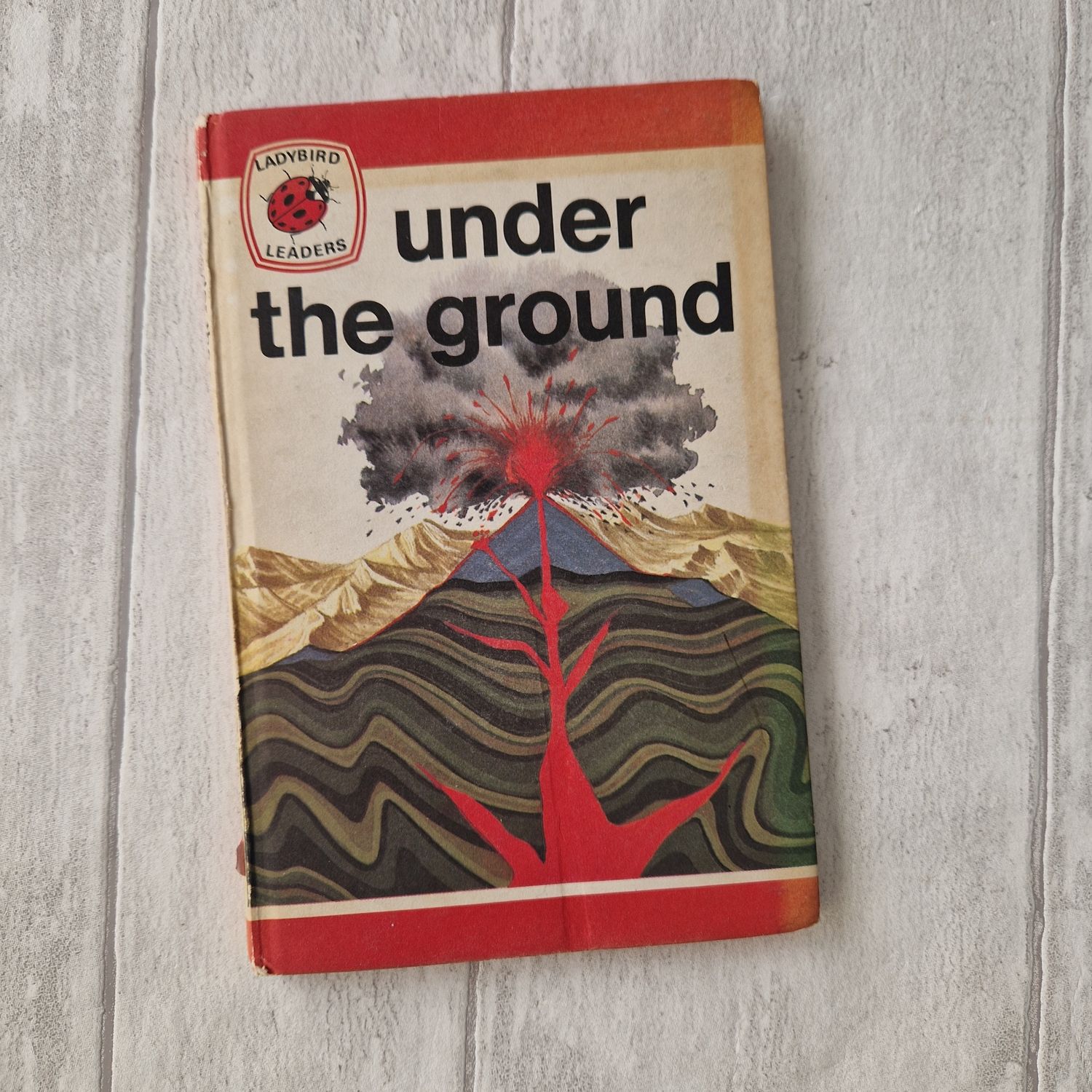 Under The Ground Ladybird Book - Volcano