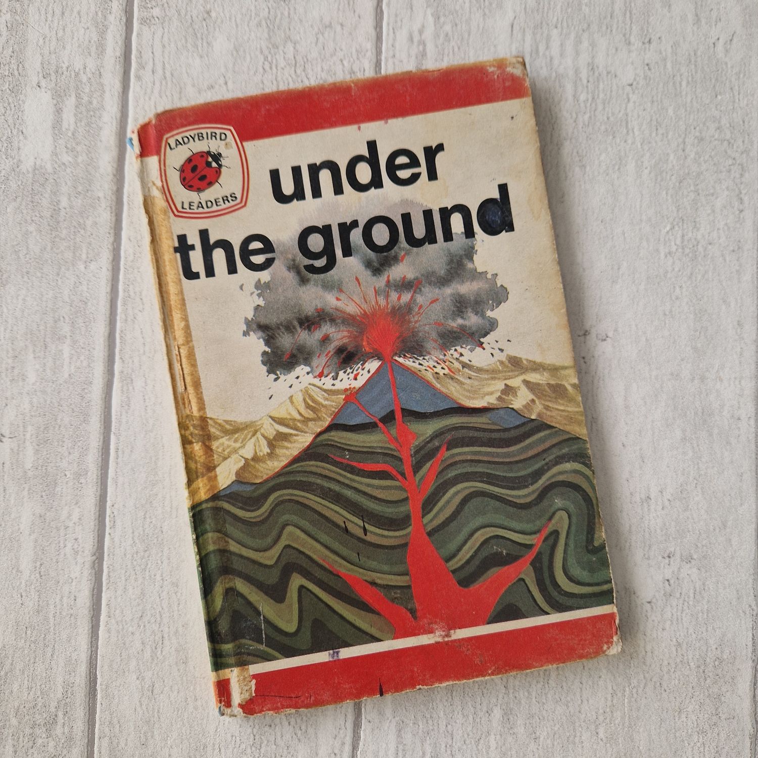 Under The Ground Ladybird Book - Volcano